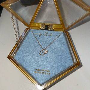 Heart necklace. Silver